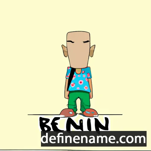 Beniamin cartoon