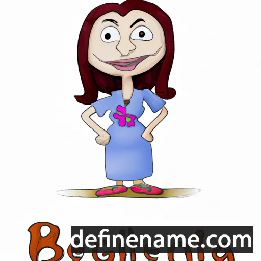 cartoon of the name Benigna