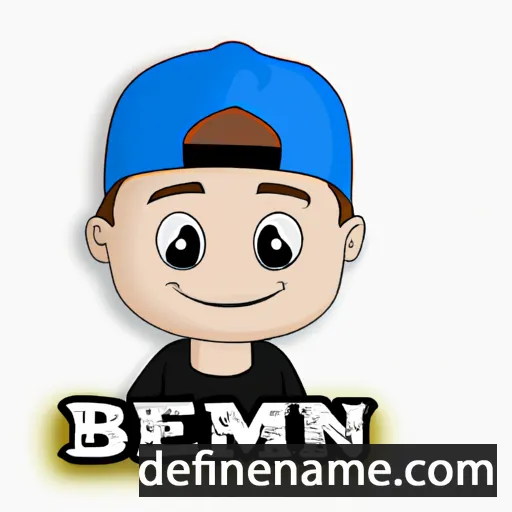 cartoon of the name Benjamin