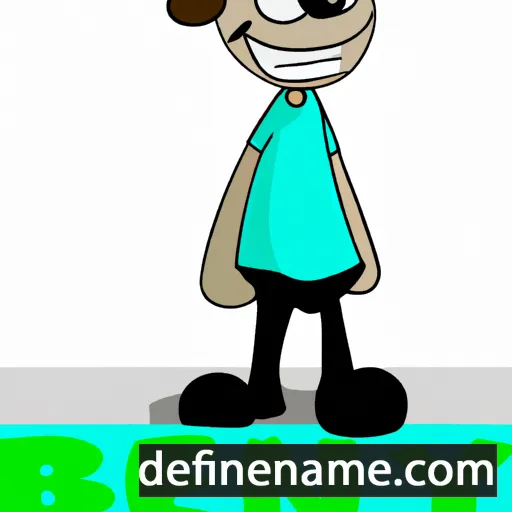 cartoon of the name Benjy