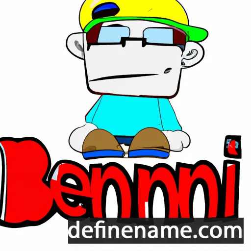 cartoon of the name Bennie