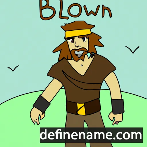 cartoon of the name Beowulf