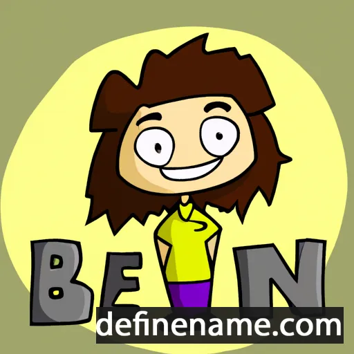 cartoon of the name Berna