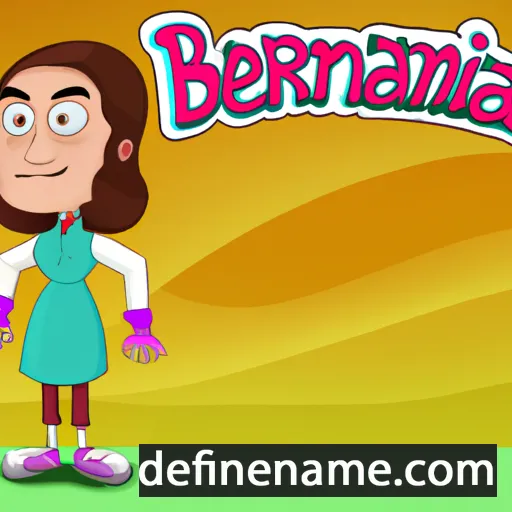 cartoon of the name Bernardina