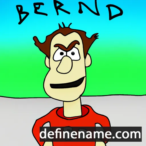 cartoon of the name Bernd