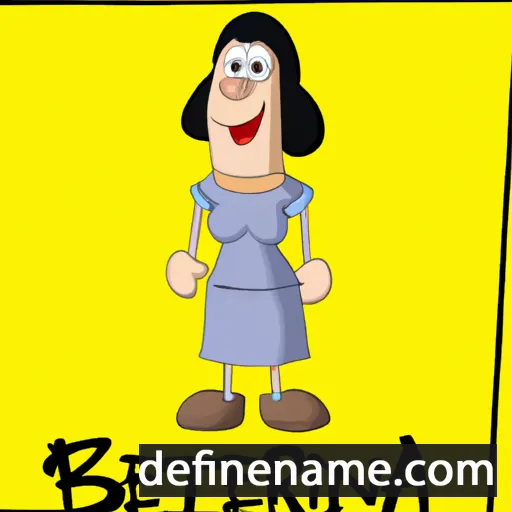 cartoon of the name Bertina