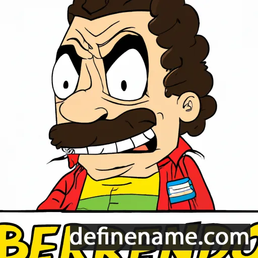 cartoon of the name Bertrando