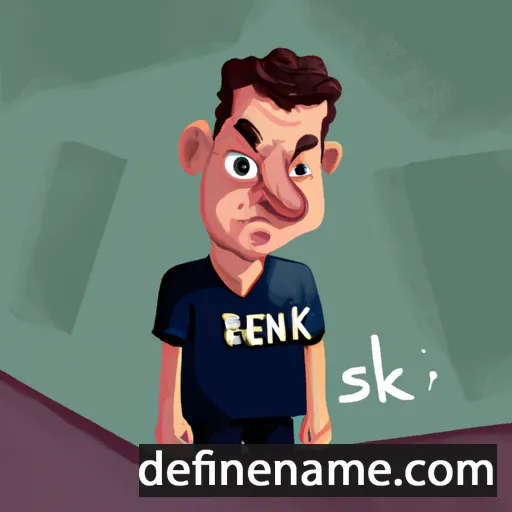 cartoon of the name Besnik