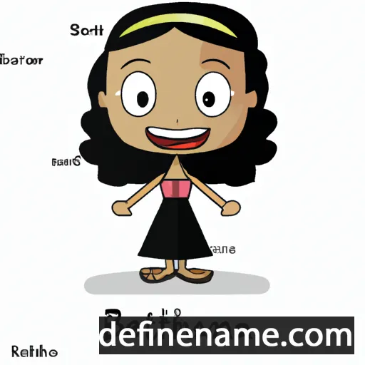 cartoon of the name Bethania