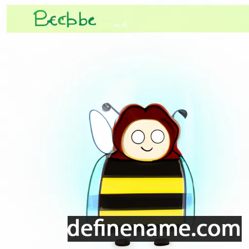 cartoon of the name Bethsabee