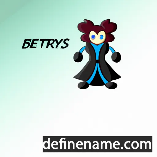 cartoon of the name Betrys