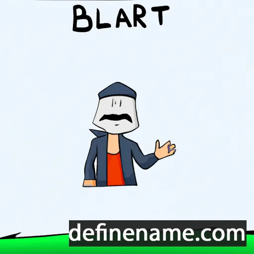 cartoon of the name Bhaltair