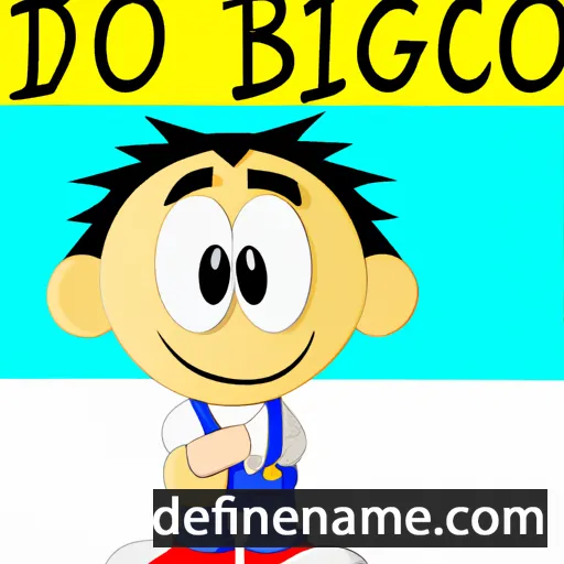 cartoon of the name Biagio