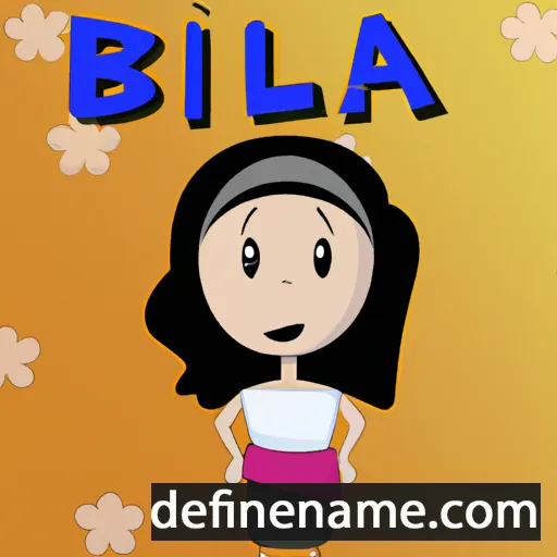 Bibiána cartoon