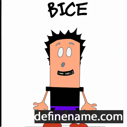 cartoon of the name Bice