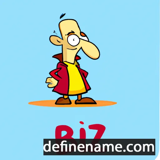 cartoon of the name Bidziil