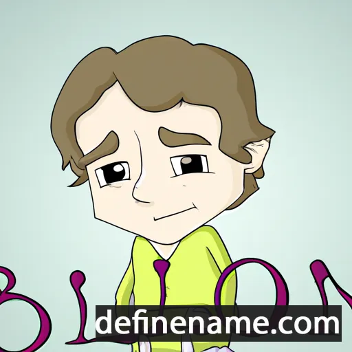 cartoon of the name Bilbo