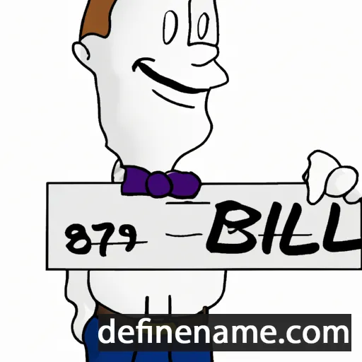 cartoon of the name Bill