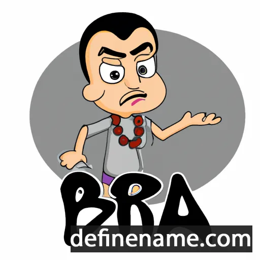 cartoon of the name Bira