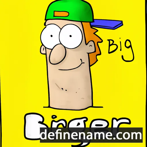 cartoon of the name Birger