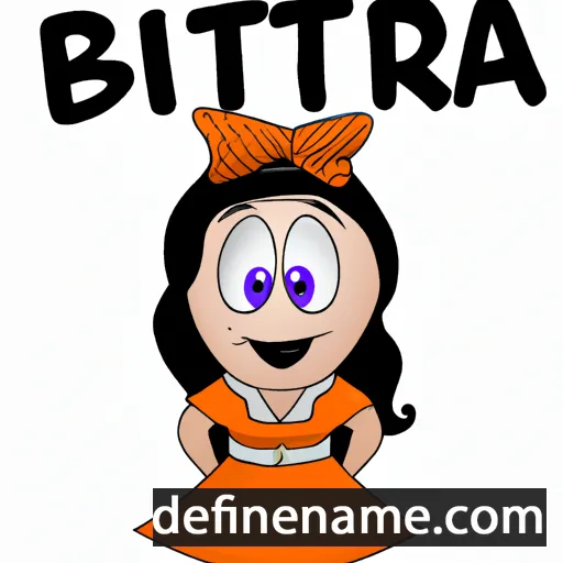 cartoon of the name Birita