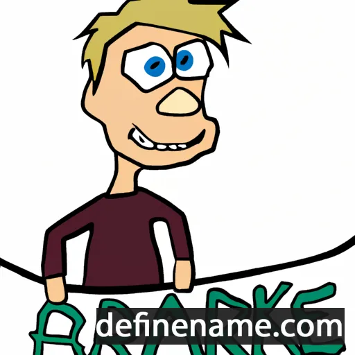 cartoon of the name Bjarke