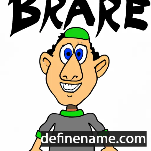 cartoon of the name Bjarne