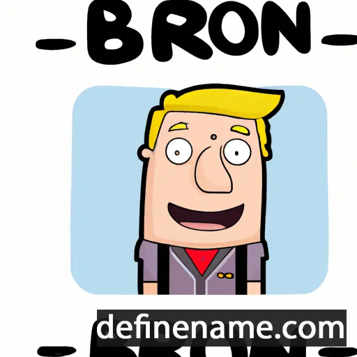 cartoon of the name Bjoern