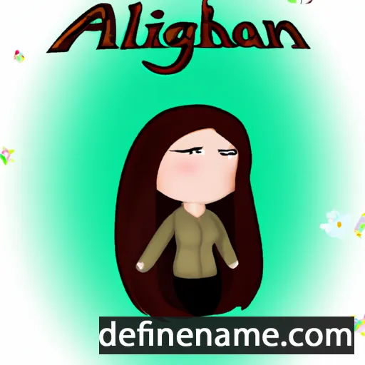 cartoon of the name Áilgheanán