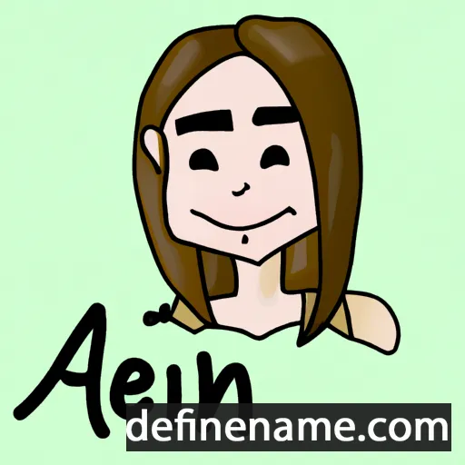 cartoon of the name Ai-jen