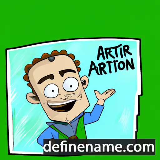 Aírton cartoon