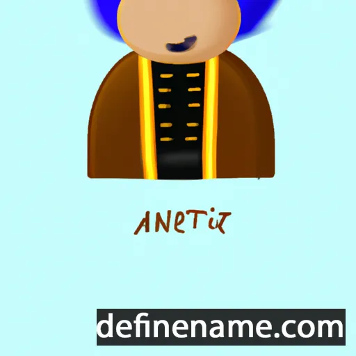 cartoon of the name Aiantze