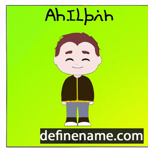 cartoon of the name Aibhilín