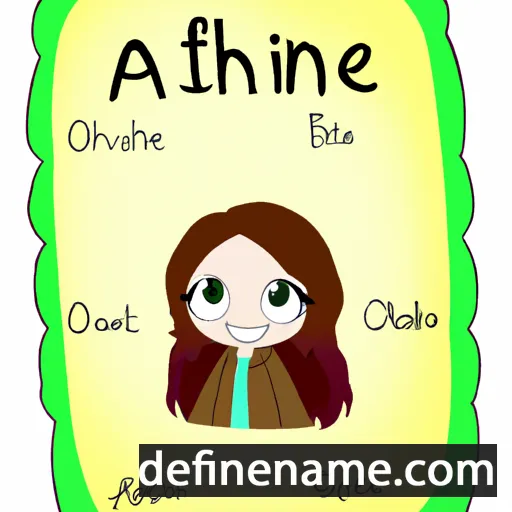 cartoon of the name Aibhne