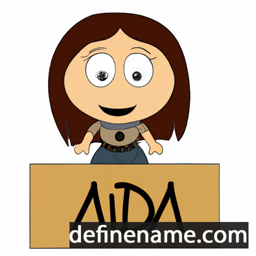 cartoon of the name Aida