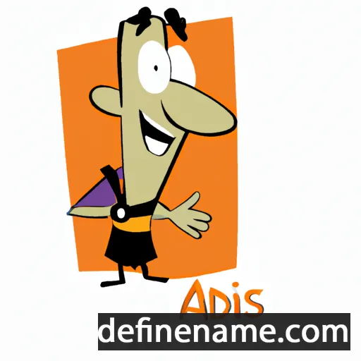 cartoon of the name Aidos