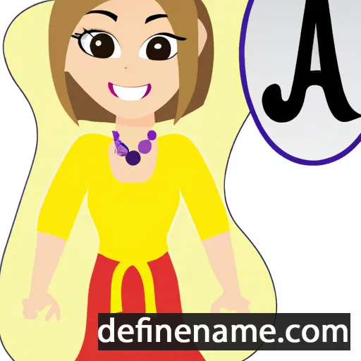 cartoon of the name Aija