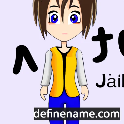 cartoon of the name Aiji