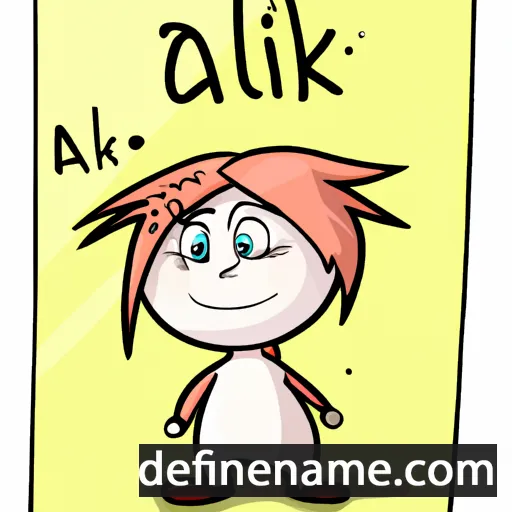 cartoon of the name Ailikki