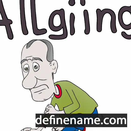 cartoon of the name Ailing