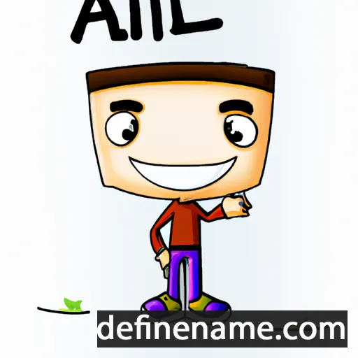 cartoon of the name Ailwi