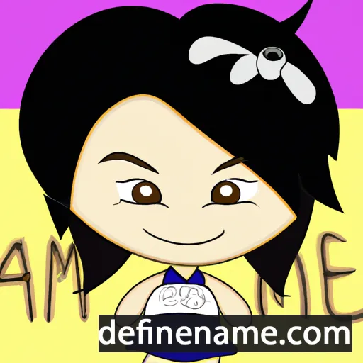 cartoon of the name Aimei