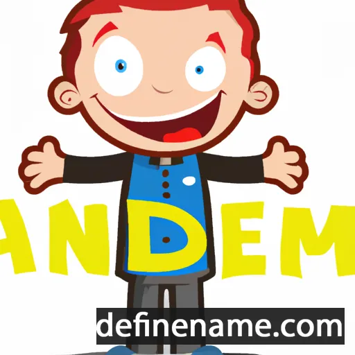 cartoon of the name Aimend