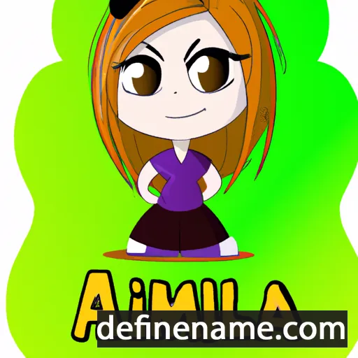 cartoon of the name Aimilia