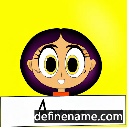 cartoon of the name Aimona