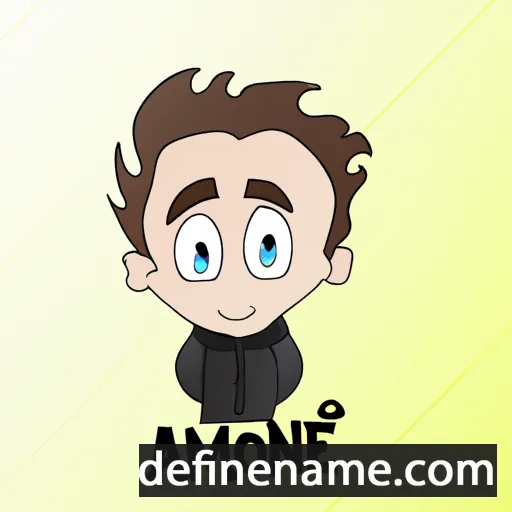 cartoon of the name Aimone