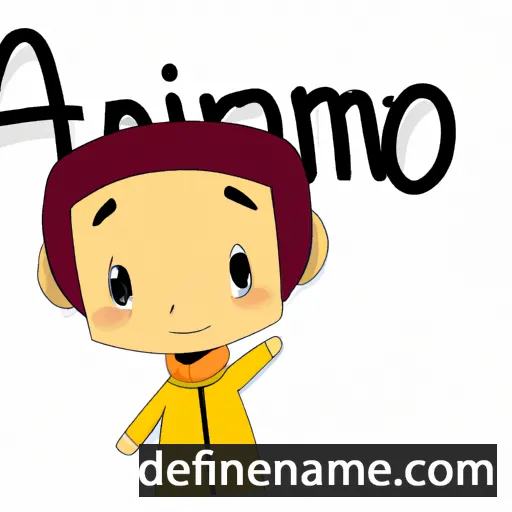 cartoon of the name Ainamo