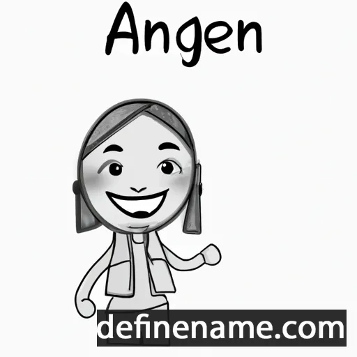 cartoon of the name Aineng