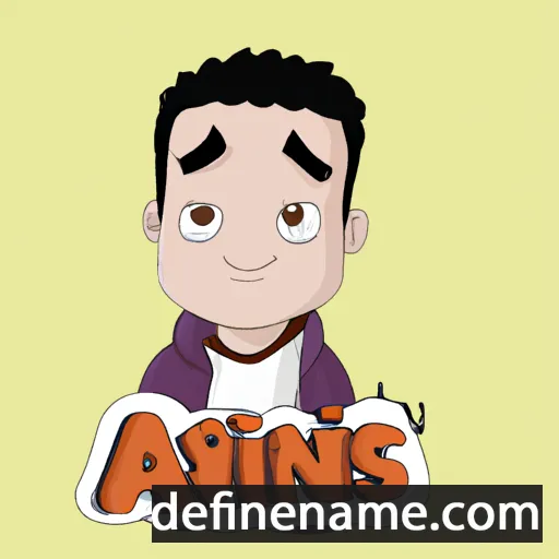 cartoon of the name Ainis