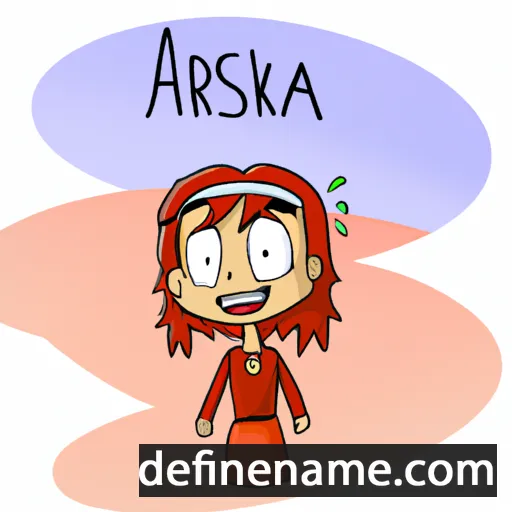 cartoon of the name Airuska